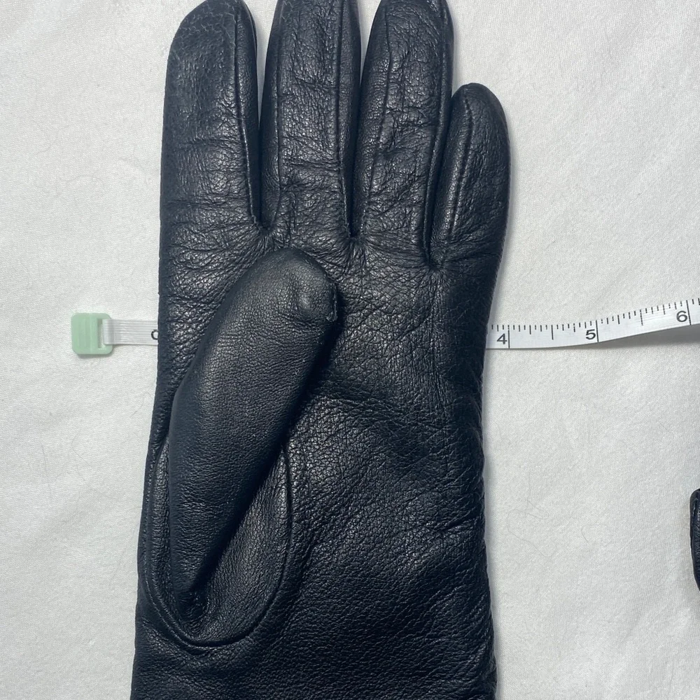GrandDoe Elegant Black Leather Gloves